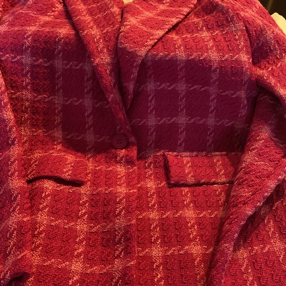 SHEIN Women’s Pink Colorful Blazer Brand New - Picture 3 of 6